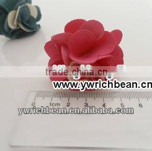 new styles! hot-sales handmade kids shabby flower with clip !cute girl hair flower clips ! hair flower clips for kids SF-160