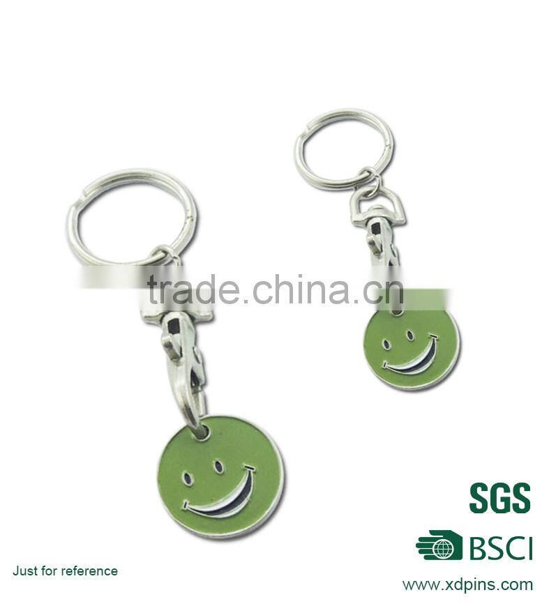 free sample metal trolley coin
