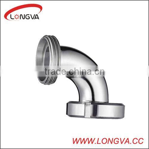 Sanitary ss pipe fitting 90 degree elbow