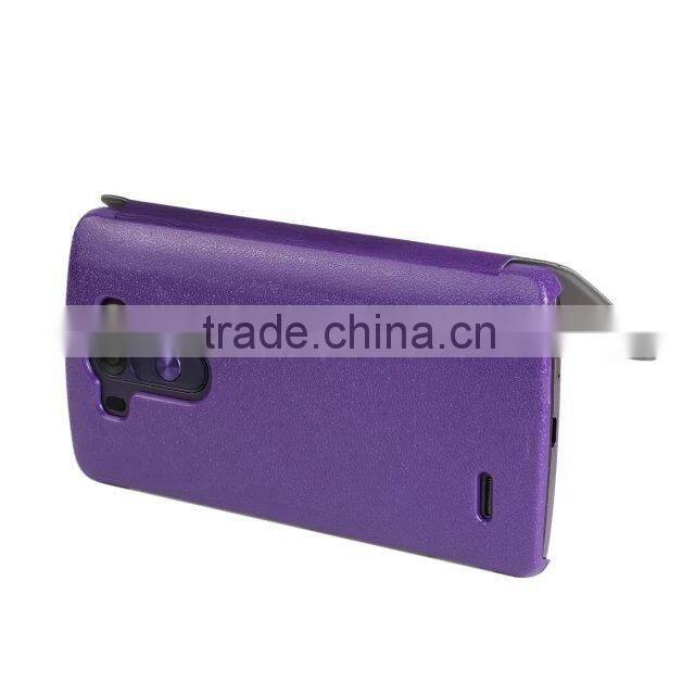 Window View Slim Flip Leather Case Cover for LG G3 D855