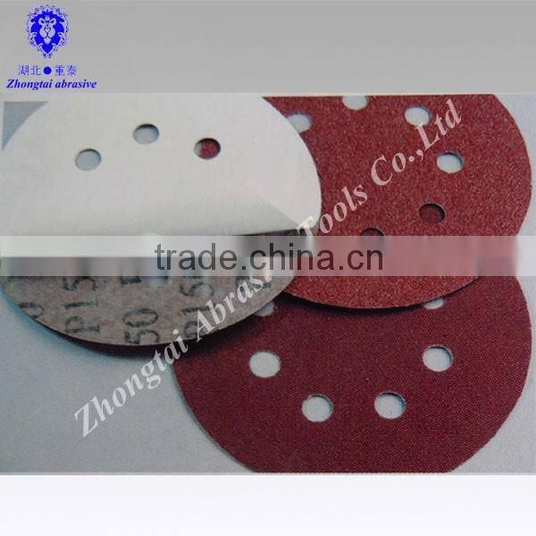 4''---7'' yellow and red round granite polishing pad