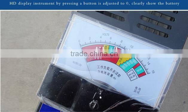 6 & 12 Volts Battery Load & Charging Tester