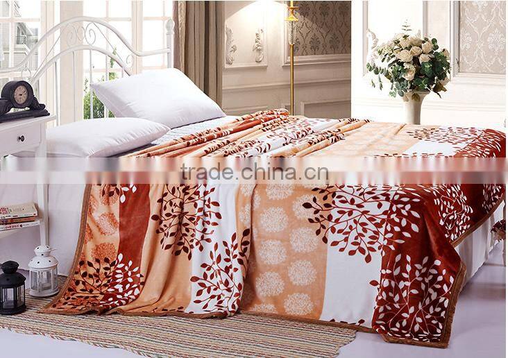 Hot sale super soft plush flannel blanket