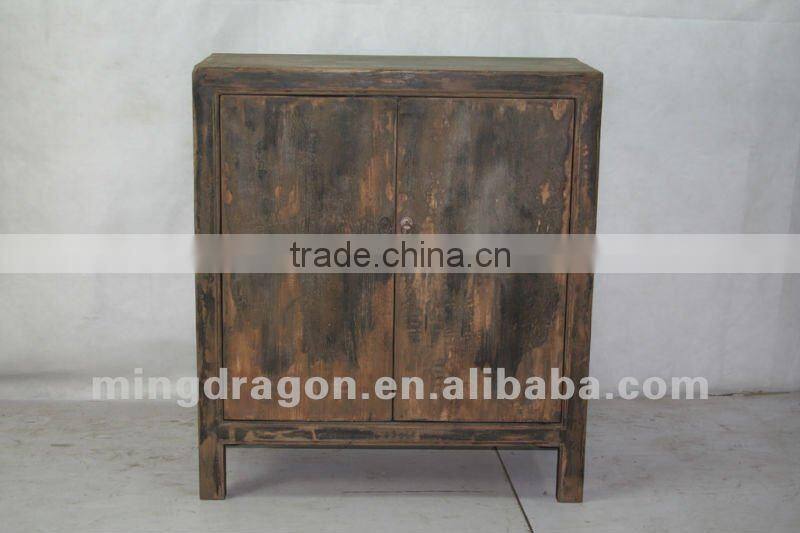 chinese antique furniture pine wood Shanxi two door Cabinet