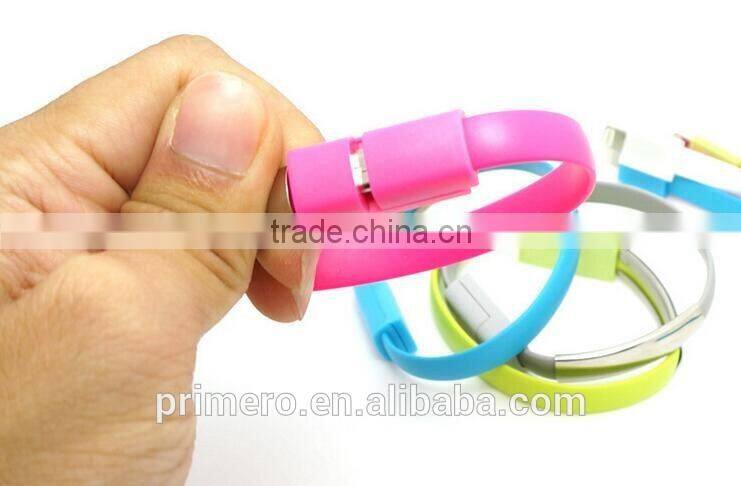 Micro USB Cable Bracelet Data Charging Line Wristband For Android