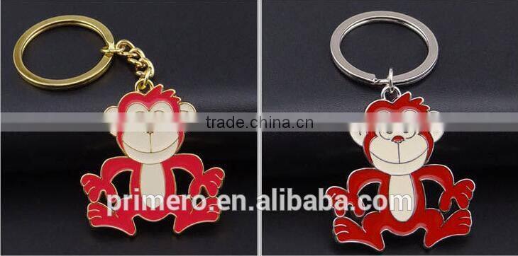 Multicolor Metal Keychain The Monkey Zodiac Couples keychain Bag Buckle Hanging