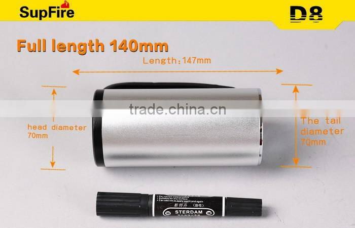 Supfire D8 Waterproof IP68 Explosion-Proof Torch Light