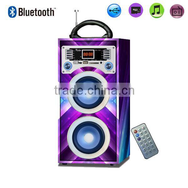 NT-WS001 wireless stereo wood bluetooth speaker