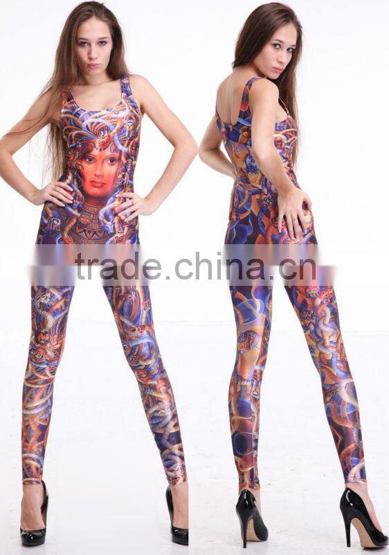 sexy skeleton jumpsuits clubwear