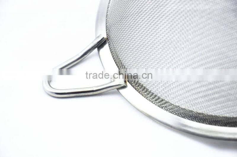 Stainless steel mesh strainer