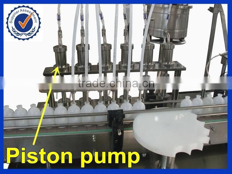 PLC controlled liquid filling machine,auto filling machine 6 nozzles