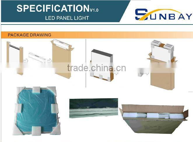 flat led 60x60 cm square led panel light
