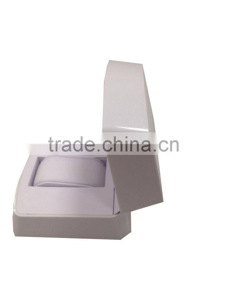 Factory Price White Single Plastic Wrist Watch Box