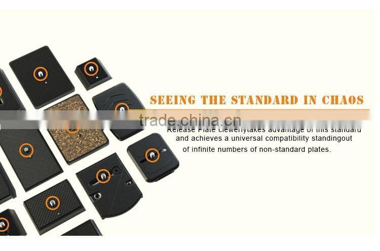 Photography mini equipment with 360 degree rotating tripod head mount for DSLR video cameras