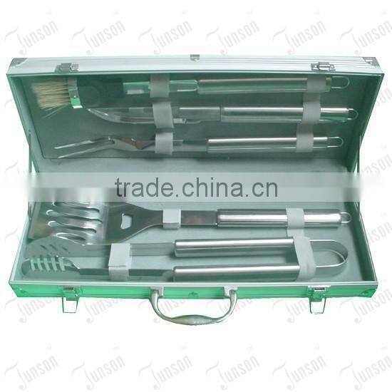 5 pcs stainless steel barbecue tool set