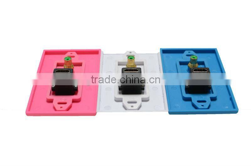 Multimedia vga Wall Socket,vga Wall Plate