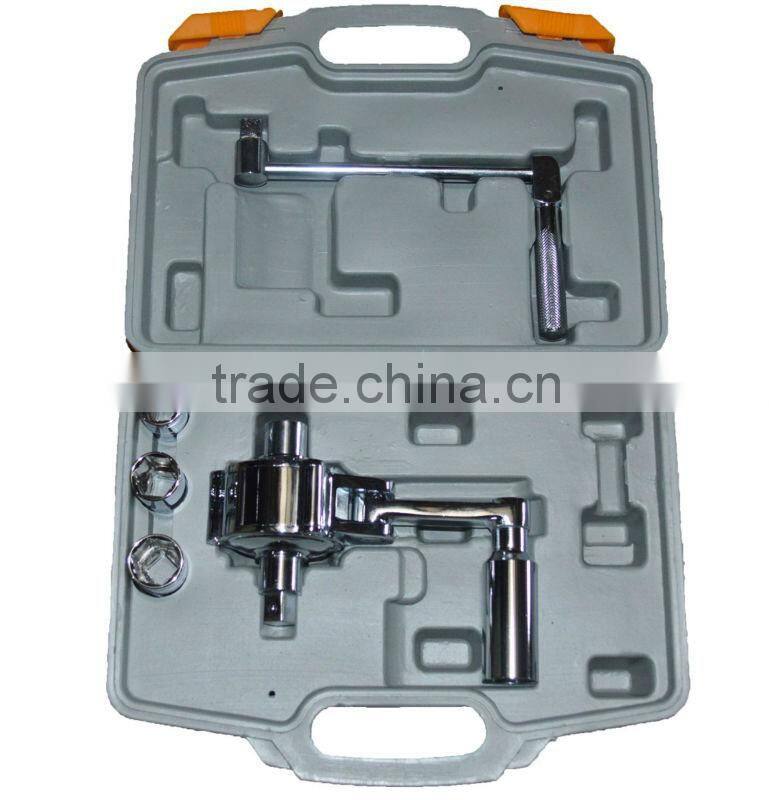 Torque Multiplier Truck Trailer RV Lug Nut Wrench Labor Saving Wrench w/Case NEW