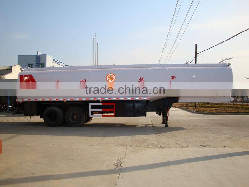 60 cubic meters oil tank trailer fuel tanker semi-trailer 7 compartments