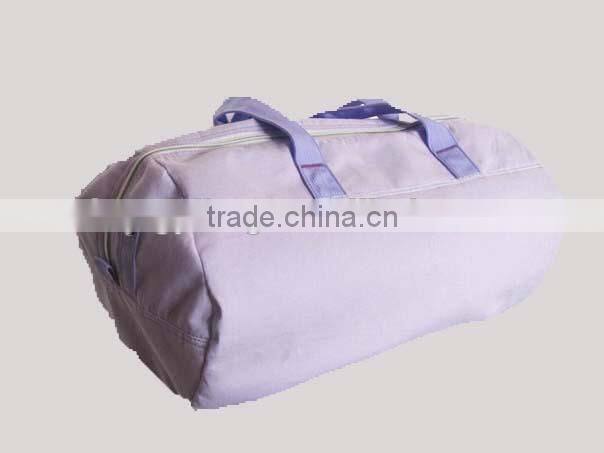 Low toxic solid color knit travel sport tote bag with customize logo