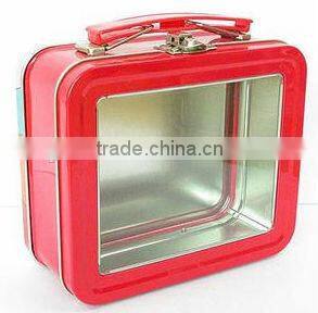 Handle Tin, lunch tin box, suitcase tin box