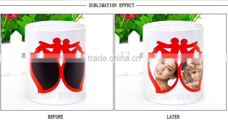 sublimation coated mug on sale. manufacturer for colour change magic mug
