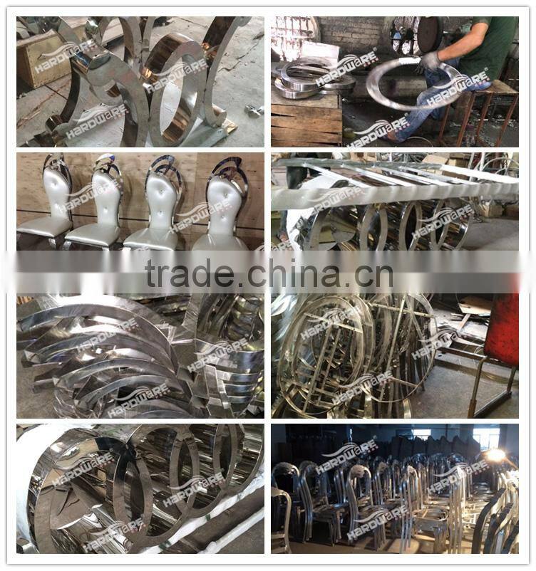 wholesale discount custom design golden dining chair imported from china