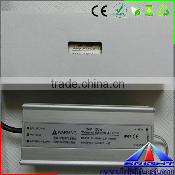 Constant current 12-250W led driver, 12V IP67 waterproof power adapter for led light