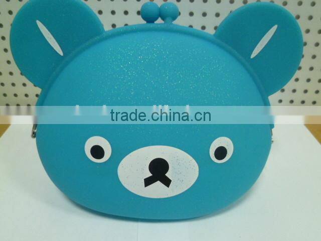 Customized Cheap Pochi Purse Silicone Coin Purse