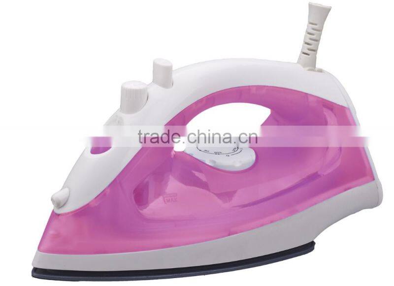 Hottest new design non stick 1200W-1600W super power steam iron