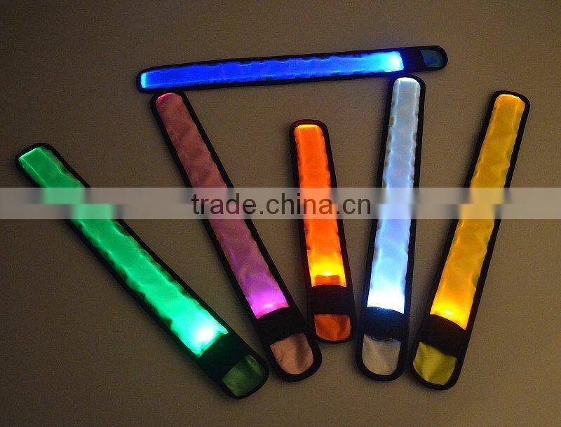Flashing led wristband popular sport bracelets decoration party wrist band