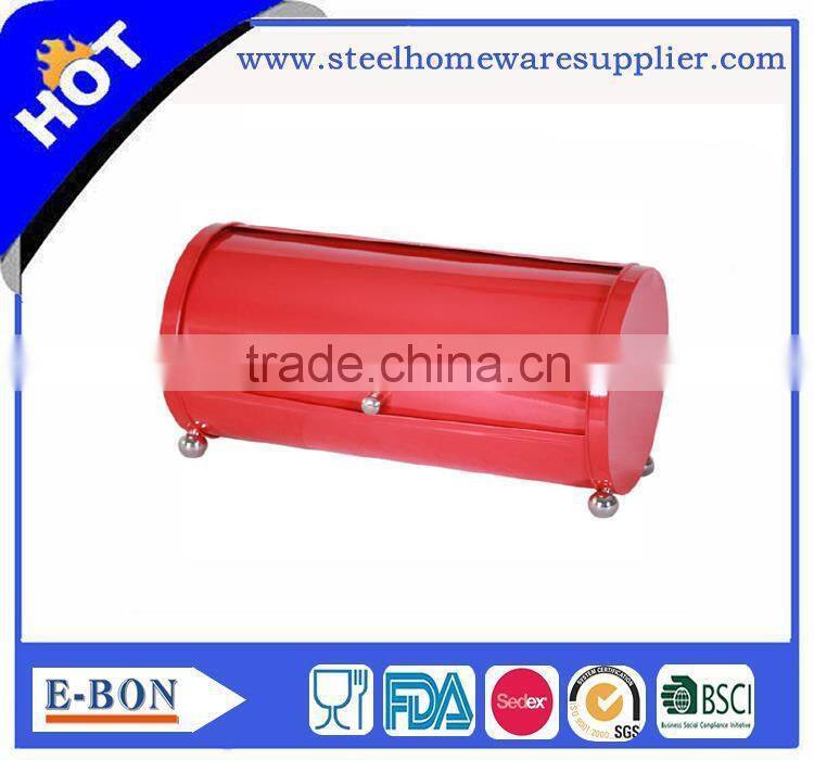High quality stainless steel bread box with drawer