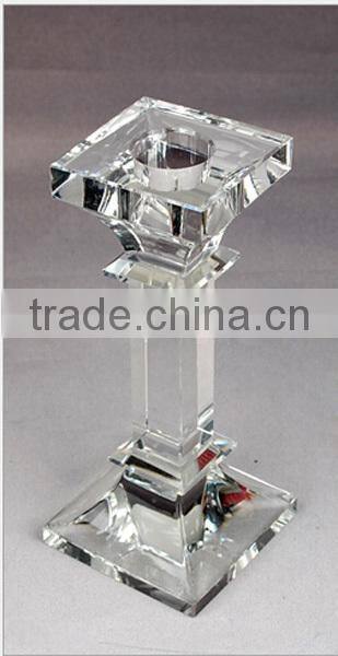 wholesale pillar crystal candle holder