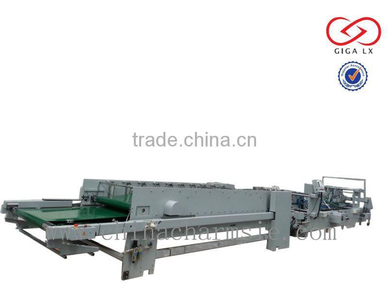 GIGA LXFG-1200 Used Automatic Folder Gluer Machine Off Line