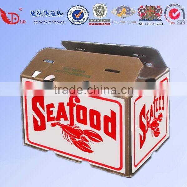 Custom Glossy Printing Frozen Food Box Packaging