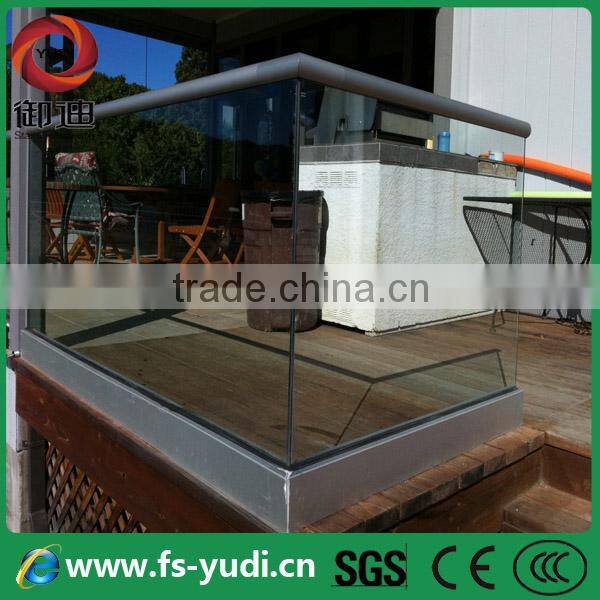 modern balcony glass handrail price