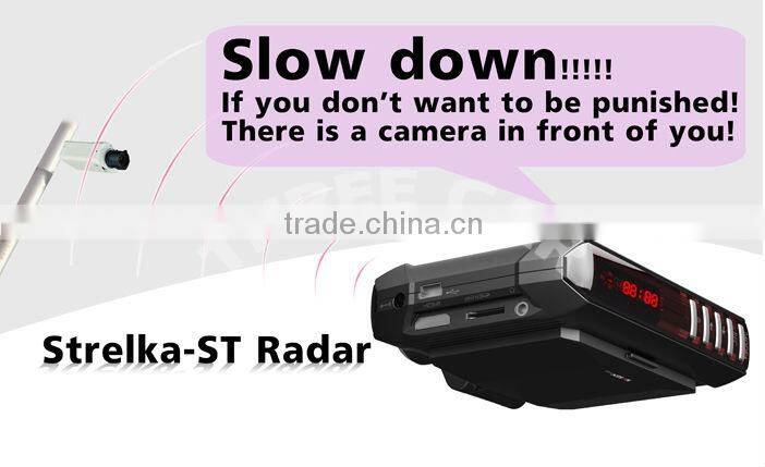 Russia and Korea Market Full HD DVR+Radar detector+GPS 3in1 anti speed radar detector