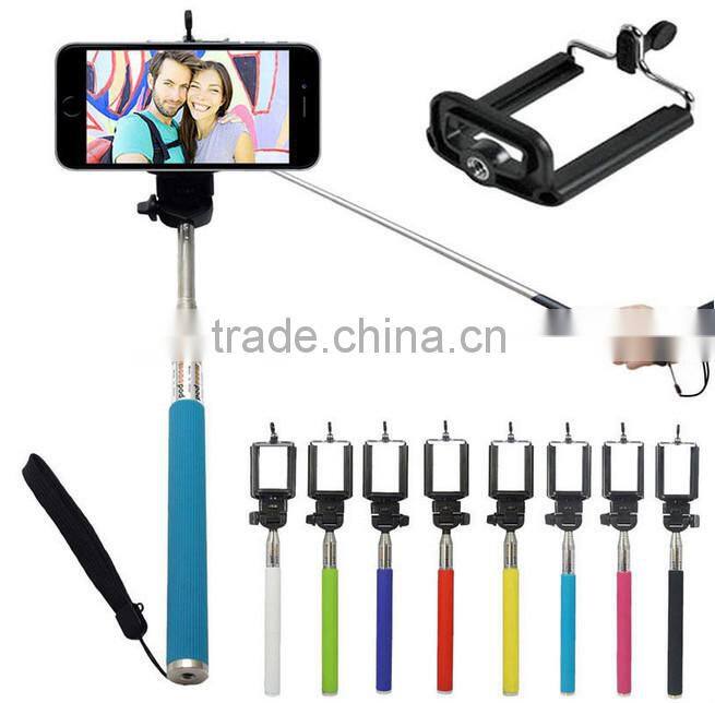Extendable Handheld Selfie Stick Pole Tripod Bracket For CAMERA Go Pro 4 3+ 2 1