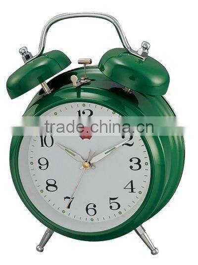 Table 5 inches metal twin bell mechanical alarm clock