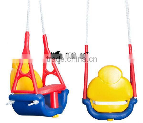 Plastic Colorful Baby Swing Chair with Rope