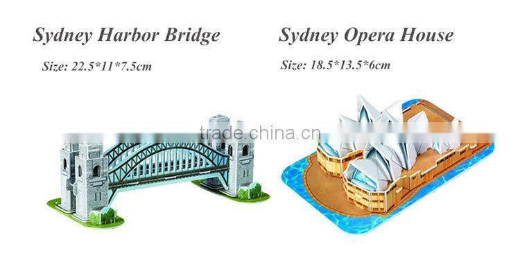 Landmarks 3D Paper Puzzle