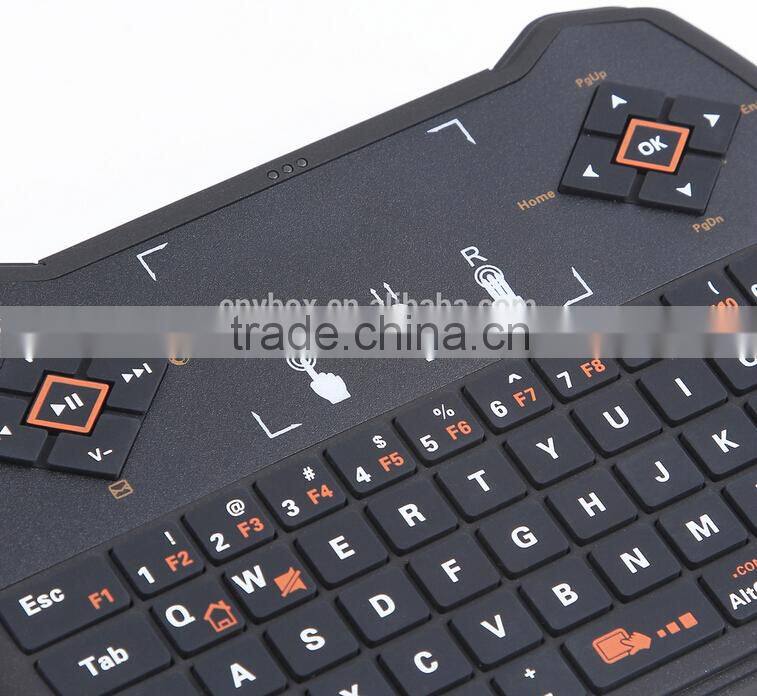 2016 Hot 2.4g wireless control Touchpad Plug-and-Play I9 mini keyboard