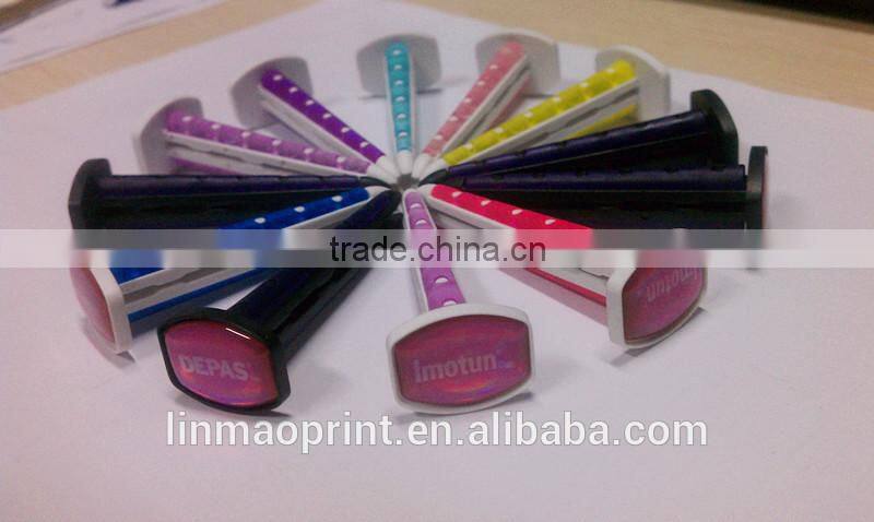 Fashion car vent air freshener free mini perfume samples