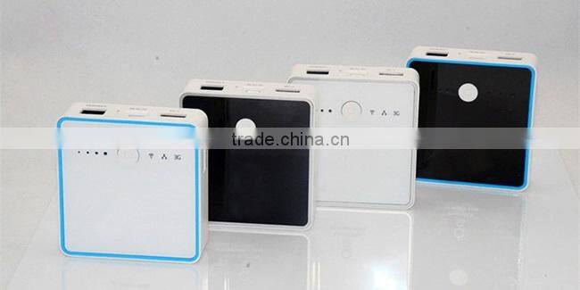 2015 hot 5200mah Square mini wifi router powerbank