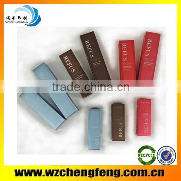 fashion cosmetics paper box with logo printed