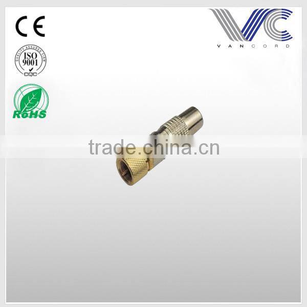 ODM OEM 9.5mm male angle plug connector