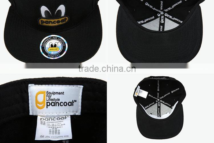 flat brim 100% cotton embroidery children hats