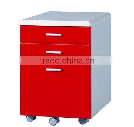 Office furniture mobile 3 drawers filing pedestal cabinet