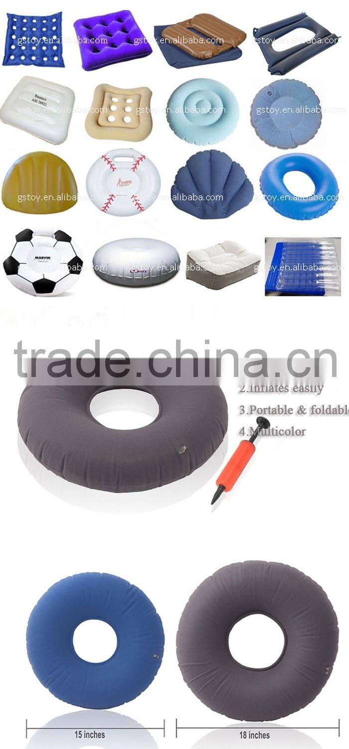 office chair Inflatable flocked round Seat Cushion