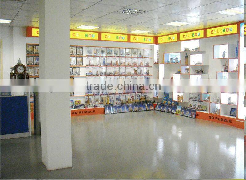 2013 hotsale ship alarm clock 3d puzzle games/children