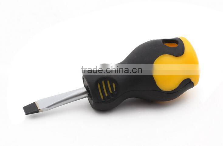 Dripping Handle Mini Magnetic Slotted Screwdriver Professional Hand Tool